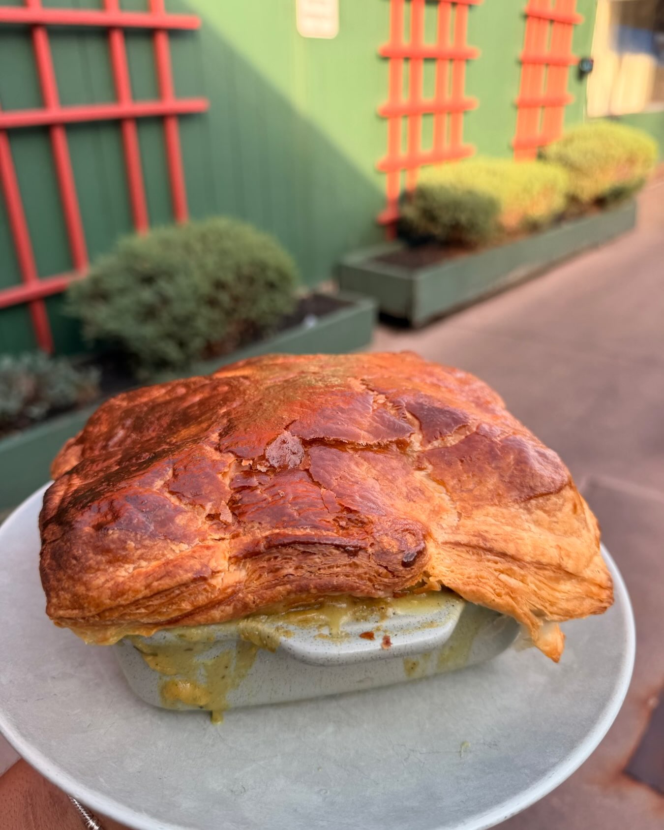 Chicken pot pie available today!